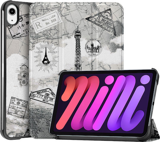 Sonique Флип Капак Издръжлив Сив Калъф За Таблети iPad mini 2021 / mini 2024