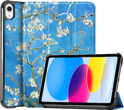 Sonique Flip Cover Piele / Piele artificială Rezistentă Albastru Apple iPad 10th Gen 10.9" (2022)
