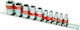Gadget Tools Căpăcei Torx Lungi cu Patrat de Prindere 1/2", 3/8" Set 10buc