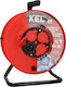 Plastrol 4 Plätze mit Kabel 50m Durchmesser 3 x 1.5mm² Wasserdicht Rot
