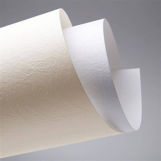 Carton decorativ Herlitz piele A4 alb 230 G/m2