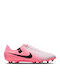 Nike Tiempo Legend 10 Academy Футболни Обувки с Бутони Бяло / Ярко Малиново / Черно
