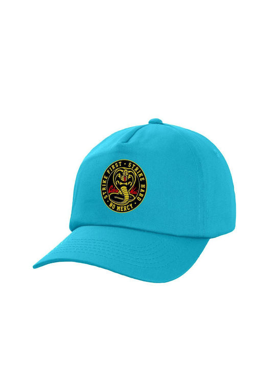 Koupakoupa Pălărie pentru Copii Tesatura Cobra Kai Strike First Dojo Albastru
