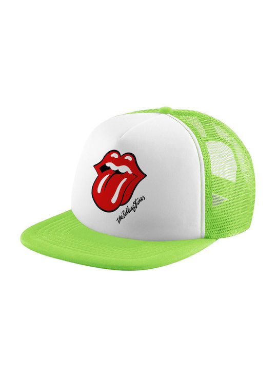Koupakoupa Παιδικό Καπέλο Υφασμάτινο The Rolling Stones Πράσινο