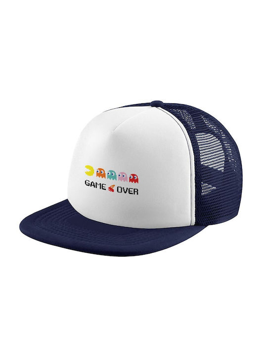 Koupakoupa Παιδικό Καπέλο Υφασμάτινο Game Over Pac-man Λευκό