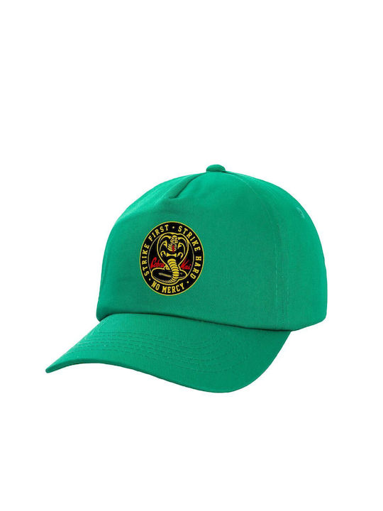 Koupakoupa Kids' Hat Fabric Cobra Kai Strike First Dojo Green