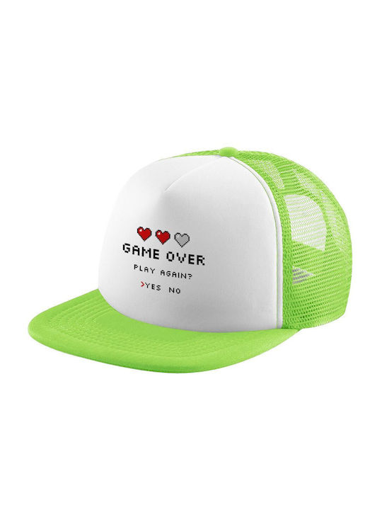 Koupakoupa Παιδικό Καπέλο Υφασμάτινο Game Over Πράσινο