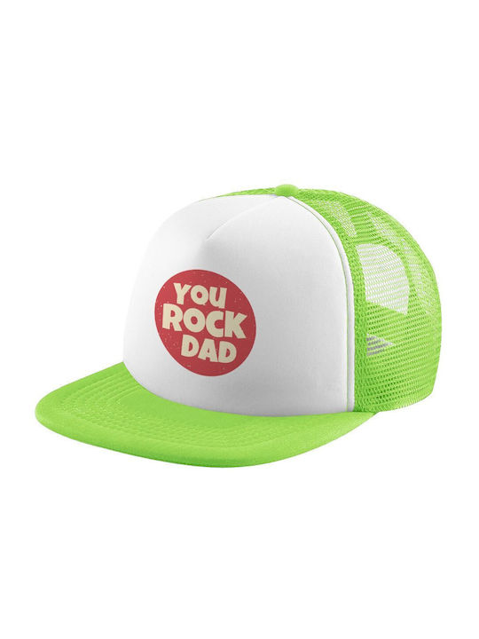 Koupakoupa Παιδικό Καπέλο Υφασμάτινο You Rock Dad Πράσινο