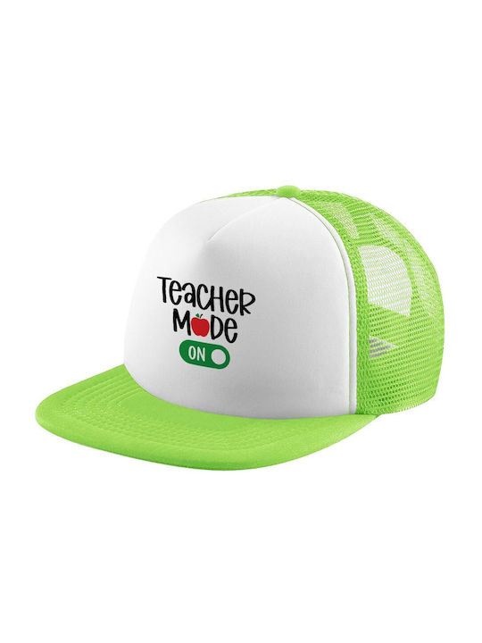 Koupakoupa Παιδικό Καπέλο Υφασμάτινο Teacher Mode On Πράσινο