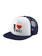 Koupakoupa Kids' Hat Fabric I Love You White