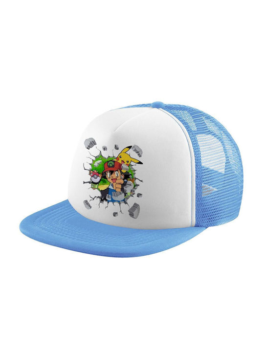 Koupakoupa Παιδικό Καπέλο Υφασμάτινο Pokemon Brick Γαλάζιο