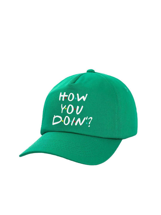 Koupakoupa Pălărie pentru Copii Tesatura Friends How You Doin'? Verde
