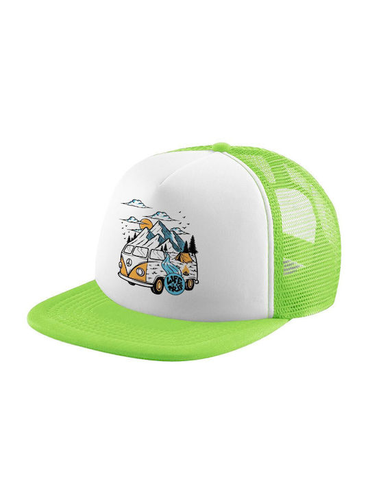 Koupakoupa Παιδικό Καπέλο Υφασμάτινο Life Is A Trip Πράσινο