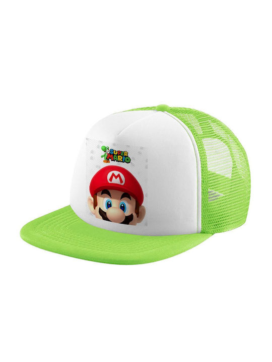 Koupakoupa Kids' Hat Fabric Super Mario Green