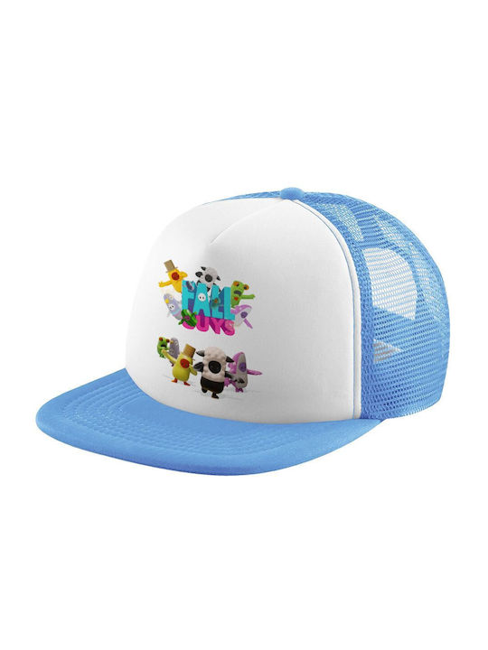 Koupakoupa Παιδικό Καπέλο Υφασμάτινο Fall Guys Γαλάζιο
