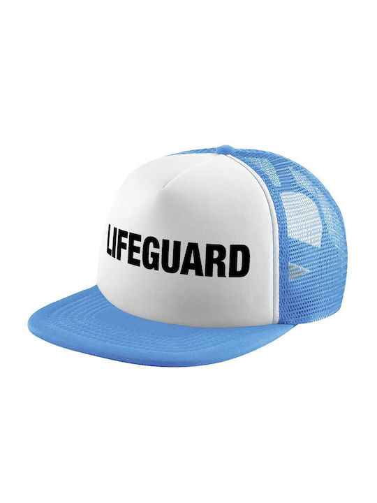 Koupakoupa Pălărie pentru Copii Jockey Tesatura Lifeguard Albastru deschis