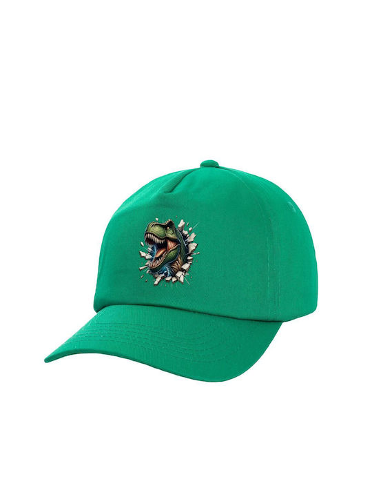 Koupakoupa Pălărie pentru Copii Tesatura Dinosaur Break Wall Verde