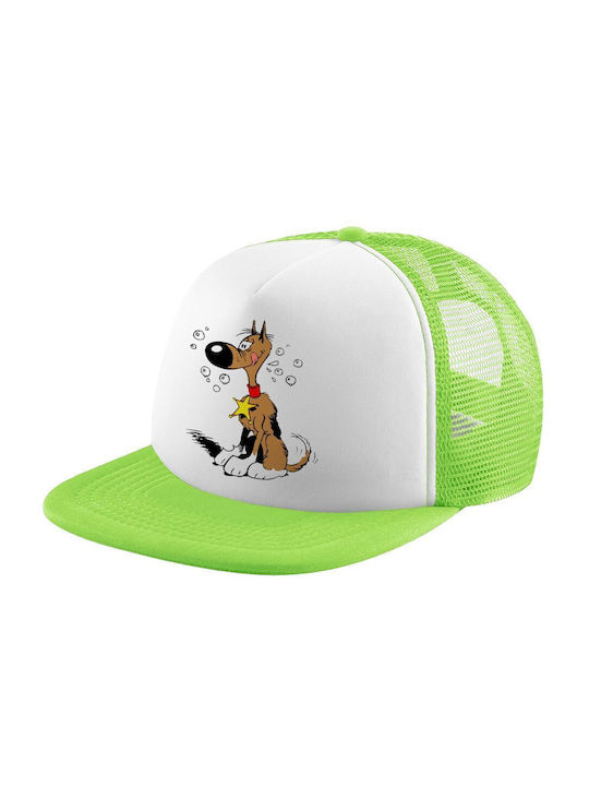 Koupakoupa Kids' Hat Jockey Fabric Rantanplan (ρανταπλάν) Green