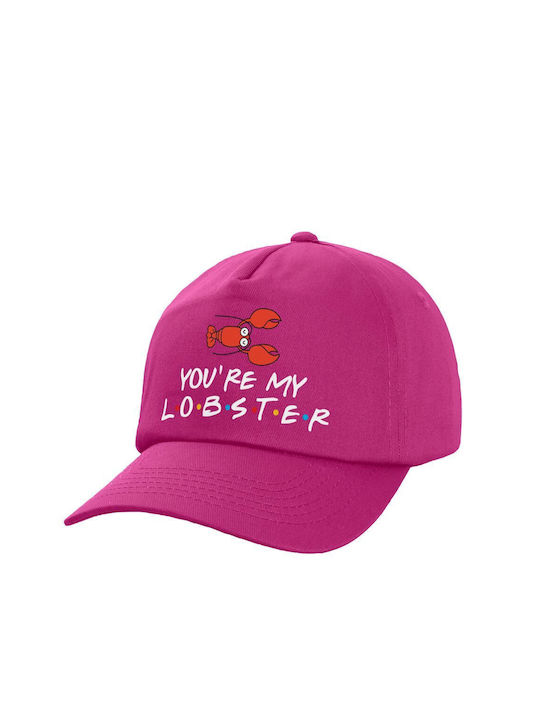 Koupakoupa Παιδικό Καπέλο Υφασμάτινο Friends You're My Lobster Μωβ