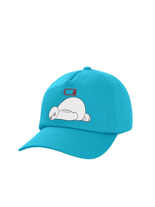 Koupakoupa Kids' Hat Fabric Baymax Battery Low Blue