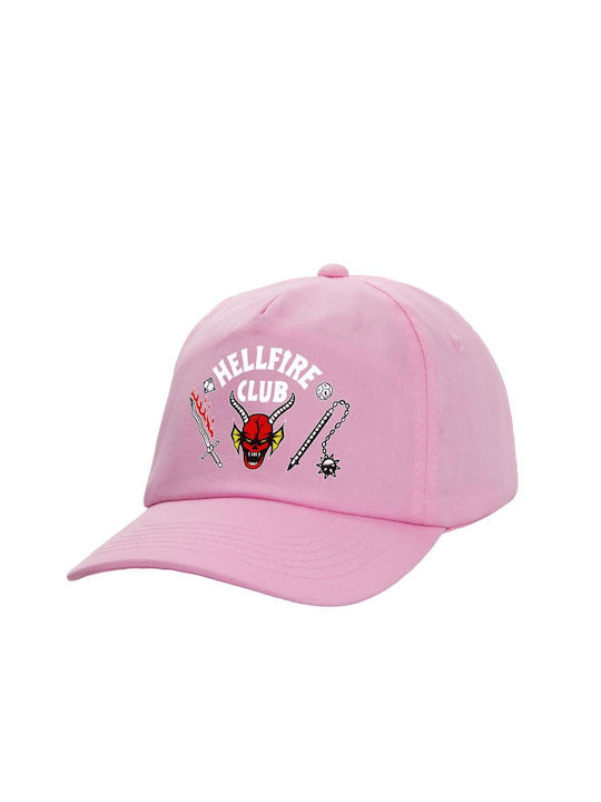 Koupakoupa Παιδικό Καπέλο Υφασμάτινο Hellfire Club Ροζ