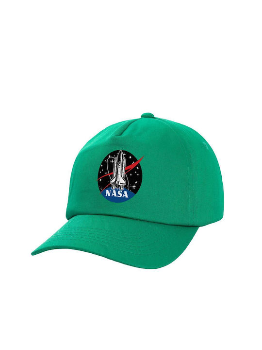 Koupakoupa Kids' Hat Fabric Nasa Badge Green