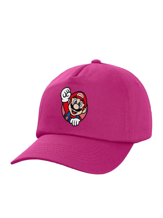 Koupakoupa Kids' Hat Jockey Fabric Super Mario ...