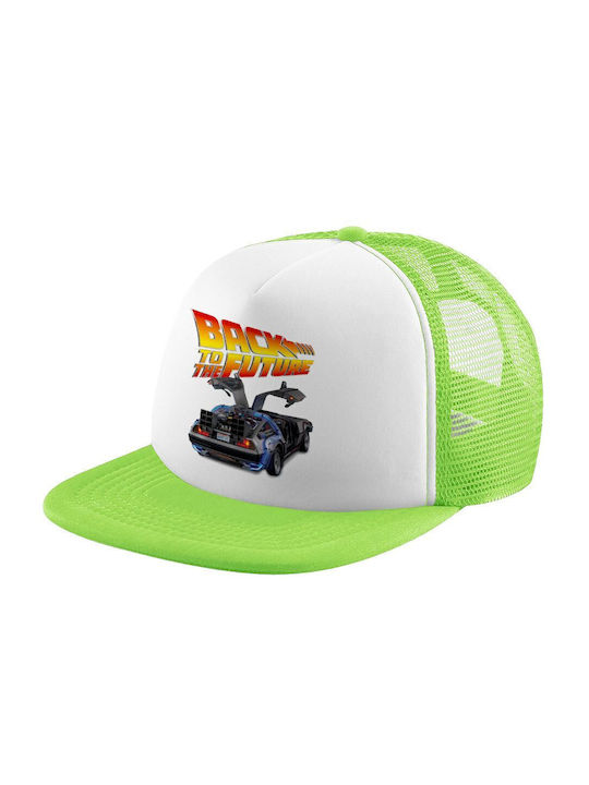 Koupakoupa Kids' Hat Jockey Fabric Back To The Future Green