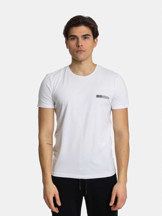 Paco & Co Herren T-Shirt Kurzarm Weiß