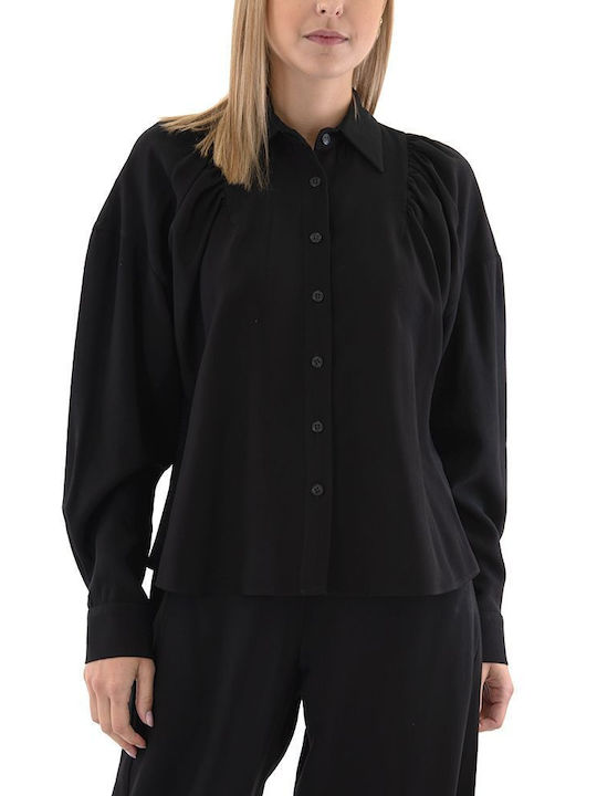 Moutaki Women's Long Sleeve Shirt Black