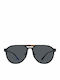 Urban Owl Men's Sunglasses with Black Metal Frame and Black Lens