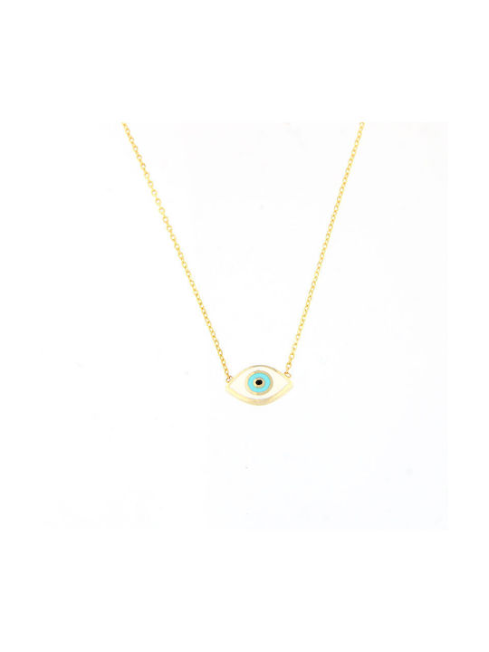 Dimitrios Exclusive Necklace Eye from Gold 14K