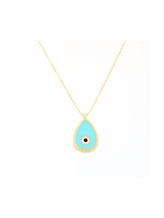 Dimitrios Exclusive Necklace Eye from Gold 14K