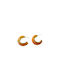 Ro Accessoires Ohrringe Hoops E680 Orange
