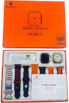 Ultra 9 Smartwatch (Πορτοκαλί Πορτοκαλί Σιλικόνη)
