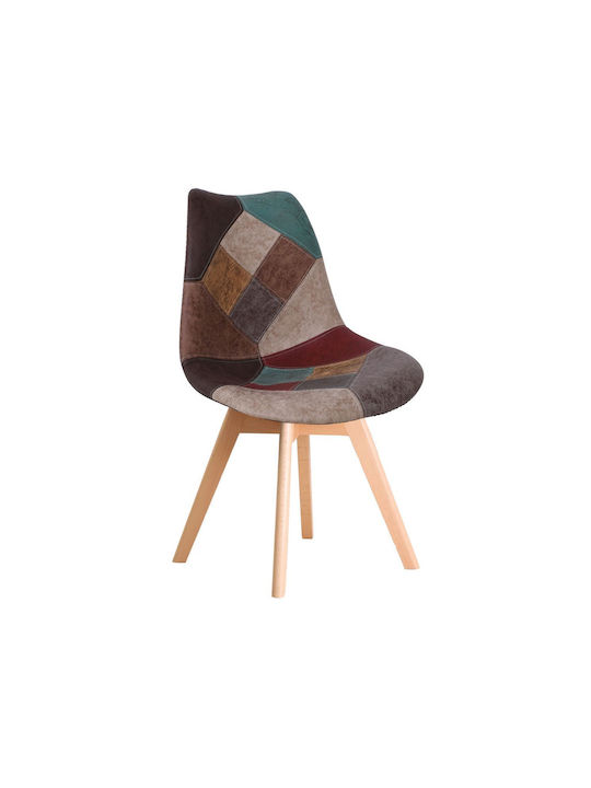 Martin Dining Room Fabric Chair Coffee 49x56x82cm