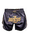 Top Ten Nong Han Men's Kick/Thai Boxing Shorts Black