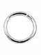 Poco Loco Clicker Piercing aus Stahl Silber