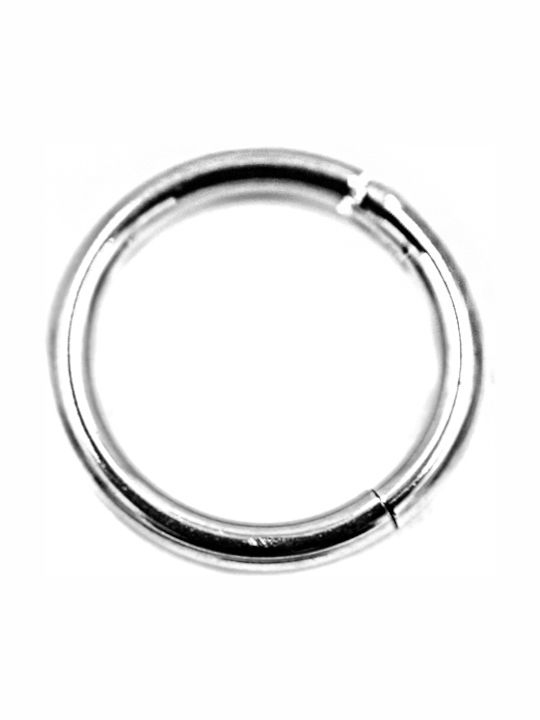 Poco Loco Clicker Piercing aus Stahl Silber
