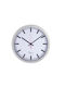 HAMA Wanduhr Silber Ø30cm