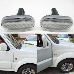 Πλαϊνά Φλας Φτερού Suzuki Jimny Jb64w 2018+ Suzuki Jimny Jb23w 2005-2012 Led Dynamic Άσπρα 2 Τεμάχια Πλαϊνά Φλας Φτερού Suzuki Jimny Jb64w 2018+ Suzuki Jimny Jb23w 2005-2012 Led Dynamic Άσπρα 2 Τεμάχια