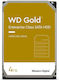 Western Digital Gold 4TB HDD Hard Drive 3.5" SATA III 7200rpm with 256MB Cache for NAS / Server