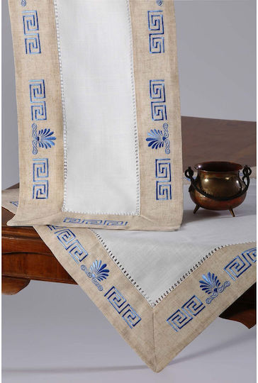 Silk Fashion Τραπεζομάντηλο Wh19-010 Σιέλ 135x175εκ.