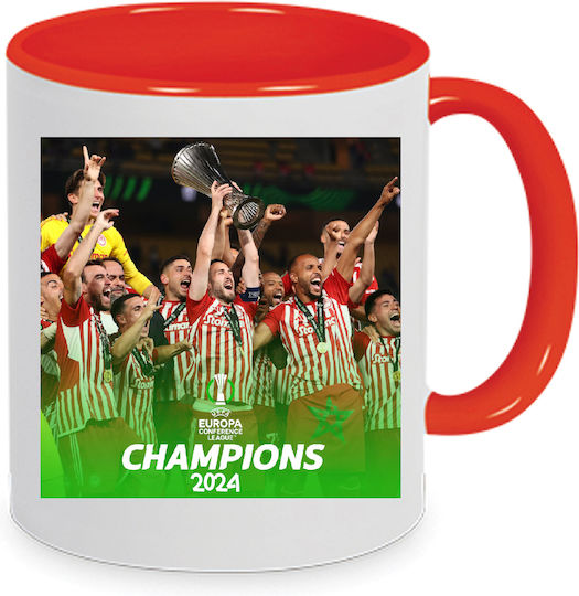 Olympiakos Osfp Europa Conference League 2024 Mug Ceramic no8 330ml