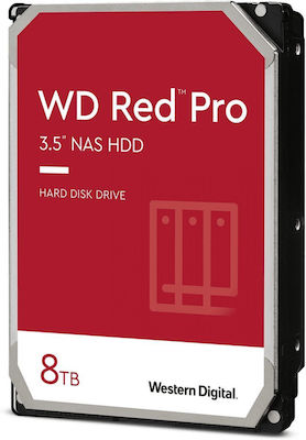 Western Digital Red Pro 8TB HDD Hard Drive 3.5" SATA III 7200rpm with 256MB Cache for NAS