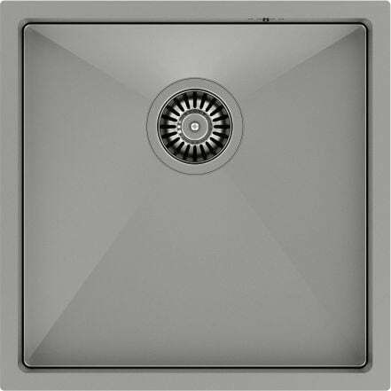 Quadron 73241000 Ένθετος Inox Μ44xΠ44cm Γκρι