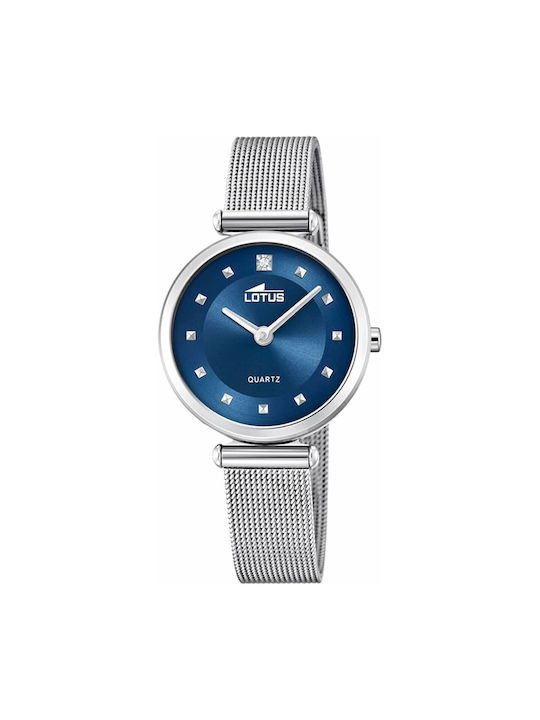 Lotus Watches Ceas cu Argintiu Brățară Metalică