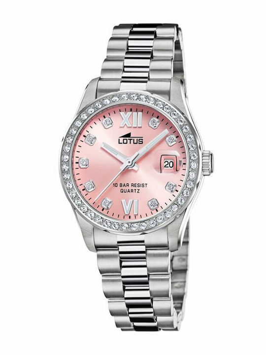 Lotus Watches Women's Watch with Silver Metal B...