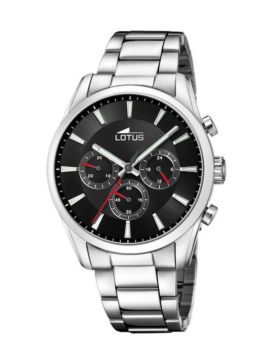 Lotus Watches Men's Watch Battery with Black Me...