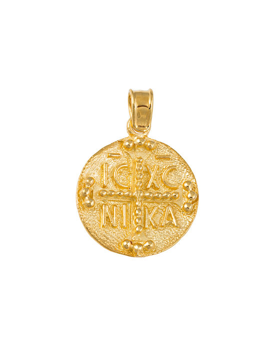 Kritsimis Pendant Kids Talisman with Chain Constantine from Gold 14K 52YK5986-2820